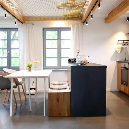 Holiday home Westertilli 20 - Eckhuus - Lichtdurchflutete Architektenwohnung Im Nordischen Langhaus